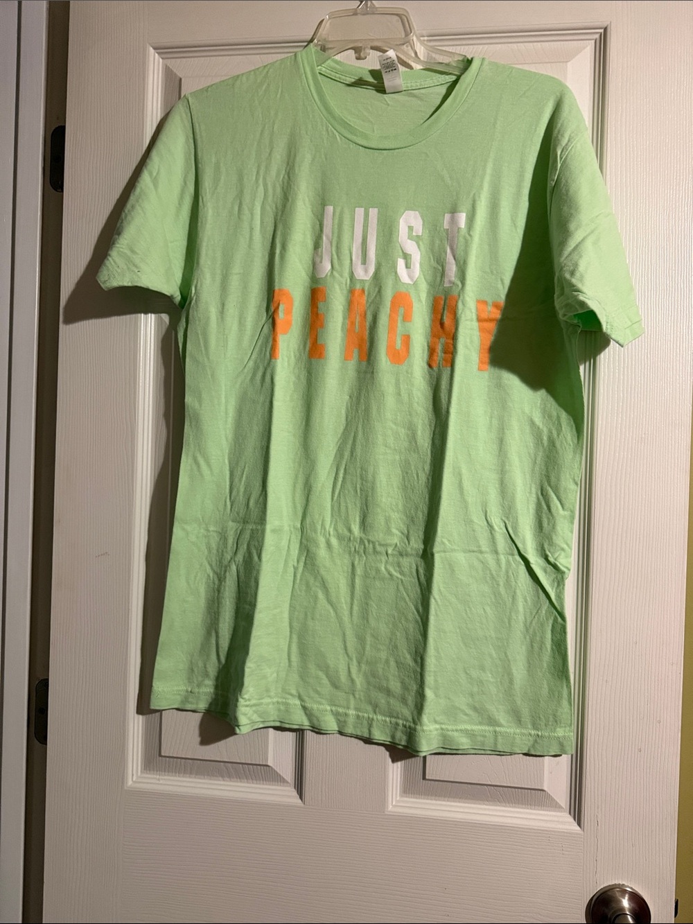 Just Peachy Graphic Tee - Light Green